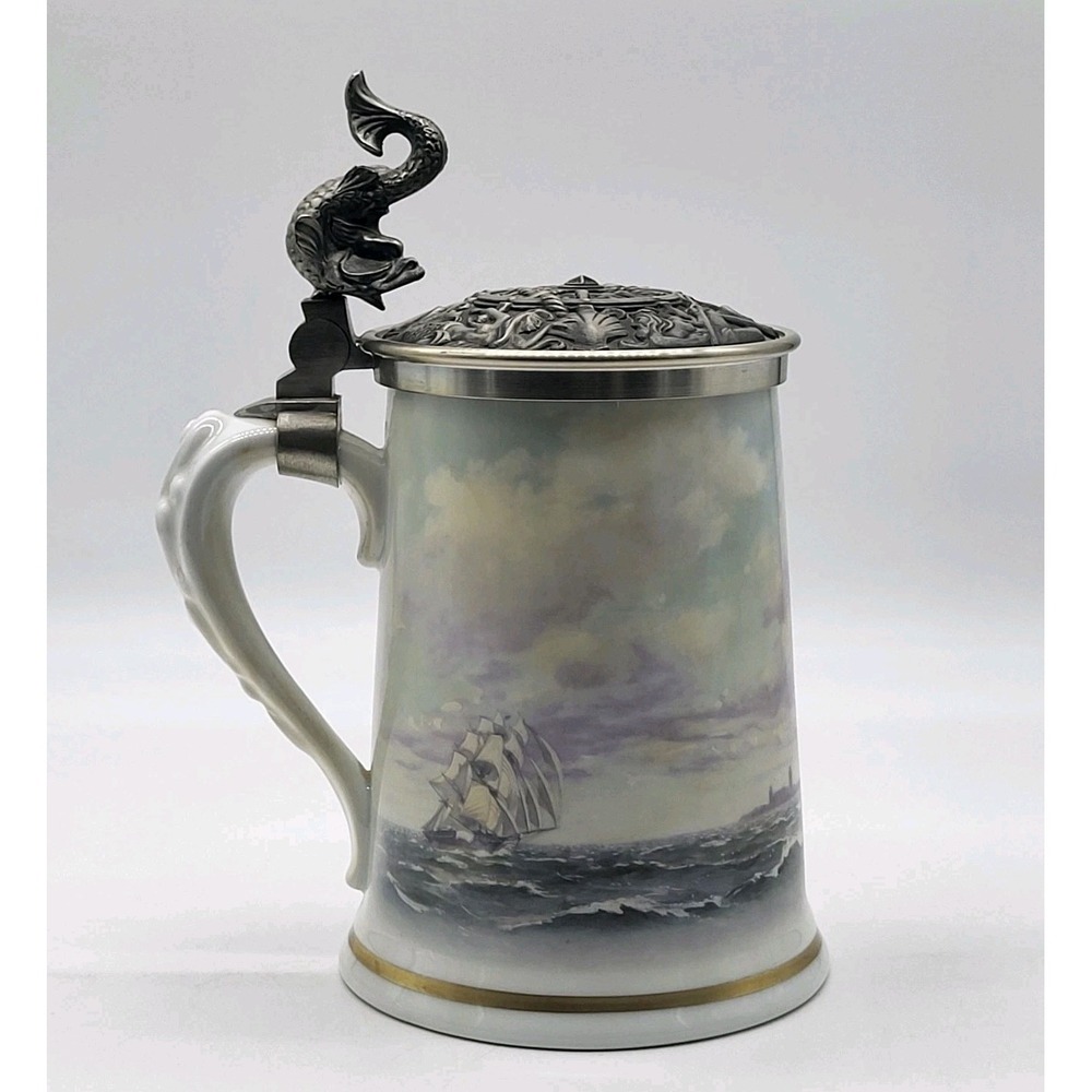 "The China Clippers" Stein By Leonard J Pearce 1984 Franklin Porcelain - Picture 5 of 12